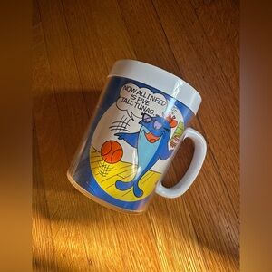 1977 Sorry Charlie Sunkist Tuna Promotional Acetate Mug